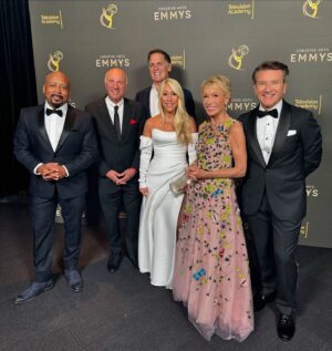 Barbara Corcoran Instagram - #Emmys roundup! 💛🦈🎉🏆 Last night’s Emmy win feels surreal. Shark Tank has given me the opportunity to be a real-life fairy godmother—I’m so grateful! Here’s to all the Shark Tank entrepreneurs living the American Dream. Thank you for all the support! 🥰