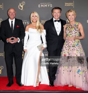 Barbara Corcoran Instagram - #Emmys roundup! 💛🦈🎉🏆 Last night’s Emmy win feels surreal. Shark Tank has given me the opportunity to be a real-life fairy godmother—I’m so grateful! Here’s to all the Shark Tank entrepreneurs living the American Dream. Thank you for all the support! 🥰