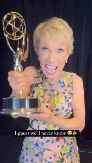 Barbara Corcoran Instagram - I’d like to thank the academy! @televisionacad #Emmys