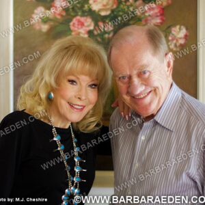 Barbara Eden Instagram - My deepest thanks to everyone for all the lovely messages, wishes of joy and kindness I have received today! I have tried to "like" as many of your messages as possible but, my goodness there are just so many!

It warms my heart, truly to know so many of you have reached out and feel so fondly for me today and have sent such beautiful messages. Thank you all so very much from the bottom of my heart!

Here is a shot taken just a few hours ago before my darling husband Jon and I went to have my Birthday lunch together!

Again, thank you so very much, I am a very happy girl!! xoxo -Barbara