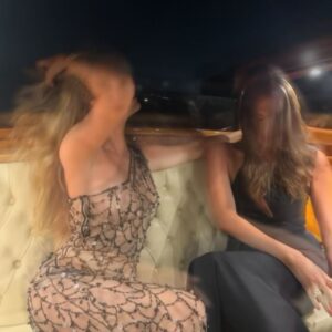 Beatrice Vendramin Instagram - The Armani fragrance launch party was absolutely dazzling. so much sparkle and energy! It’s always a pleasure to see Armani celebrating the magic of cinema in Venice. ❤️‍🔥

(and I have to say, it was the first party where it was insanely hot, but at least everyone smelled amazing!!) @armanibeauty #ArmaniSi#makeup#invitedby#Venezia81 @giorgioarmani