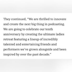 Becca Tobin Instagram - LADYWORLD 2025 is here 🌎

SEPT 26-28 2025 ✨ DESTIN FLORIDA

We’ve been working on this for yearssssss and it feels so good to finally invite all of you to the ultimate feel good retreat - comment FLORIDA below   we will DM you a link for more info 🌴 

Thank you so much to @variety   @marcmalkin for this amazing announcement 👀 

See you at the beach! 💕
