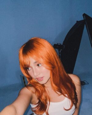 Belle Mariano Instagram - 4 pics 1 word 🍊🧡🥕🐅
