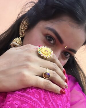 Bhavya Sri Instagram - 🌷🌸💐🥀🌸🌸🌷🌺Happy Ganesh Chaturthi all my frnds💕🌷🌷