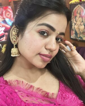 Bhavya Sri Instagram - 🌷🌸💐🥀🌸🌸🌷🌺Happy Ganesh Chaturthi all my frnds💕🌷🌷