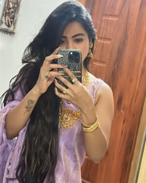 Bhavya Sri Instagram - 💜😘😘😘😘😘