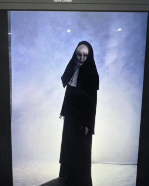 Bonnie Aarons Instagram - Some behind the scene photos from The Nun2 @thenunmovie @theconjuring  @team_genre @newlinecinema @wbpictures @michaelchaves @nataliasafran @creepypuppet