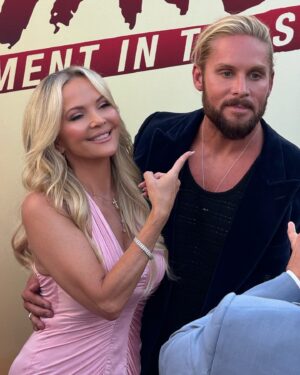 Brandy Ledford Instagram - Today’s the day! I’m so happy for you @matthewfelker111  @ari.shofet @_nicole_eggert 👏🏼👏🏼👏🏼
Congratulations on years of hard work, patience and an abundance of talent. #afterbaywatchhulu is going to be a huge hit❤️

What a blast it was to be on Baywatch. I knew it at the time, it was iconic well before I slipped into the waters, and it always felt surreal. Magical. Like a dream. It was also challenging at times and brutally honest. 

To be part of this cultural phenomenon feels more and more like a blessing as time goes on and this docu-series is a testament to how special the show truly was. In all the ways... 

Let me know what you think of it! Find it on @hulu 

Speaking of dreams, 
Thank you to my dream glam team for making Baywatch Barbie come to life:
💄: @makeupbymarine -the GOAT 🙏🏼
👗: @cara_gordon -with the win for the pink vintage @versace slice of heaven 💖
🤩: @revolinogharibian -what would we do without you 🥰
👠: @kellycouture for @louboutinworld #iykyk 🙌🏼

(Oh also, my teenage fan girl dream of meeting @chriscconnelly (slide 9) did not disappoint! #mtv forever) 

ABC NEWS STUDIOS - From ABC News Studios, “After Baywatch: Moment in the Sun” delivers a nostalgic and insightful exploration of “Baywatch,” the cultural phenomenon that defined an era, and an unprecedented look into the stars who brought the world’s most famous lifeguards to life. Through dozens of new cast interviews and never-before-seen footage, this docuseries unpacks how the show captured the mythology of California’s beach culture, set physical beauty standards for an entire generation, and capitalized on the adage “sex sells.” @abcnewsstudios