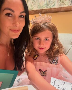 Brie Garcia Instagram - The kids wanted to join me for some tea time!! We all know how much Nikki and I love our tea time!! 🤍