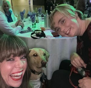 Briony May Williams Instagram - Absolutely dreamy evening at the @bbcbristol Make a Difference Awards ❤️ Hearing all the incredible stories of the nominees and winners is so good for the soul. These people are selfless, kind and inspiring in every way, truly making a difference to the world around them. 

The evening was made even more magical because it was spent under the wings of a Concorde at @aerospacebristol 🤩 What an experience!!! 

It was wonderful to catch up with all the amazing people who work at @bbcbristol and put the awards together and of course @joesims10 and Claire Carter were excellent hosts ❤️ 

My highlights included in no particular order:

* Bumping into my babe @eviemaeaestheics 
* Seeing the fabulous @charlie_bees_1989 and meeting her lush mum Deb
* Walking through an actual Concorde 
* Presenting the Great Neighbour Award
* Sitting next to a 5 month old puppy wearing a bow tie all evening (Oren is a service dog in training and was so well behaved all night!)
* Cheering on Chloe and @watchochogrow when they won
# Wearing the dress I ordered on TikTok months ago in the middle of the night

#makeadifference #bbc #bristol #bbcradiobristol