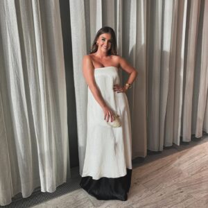 Brooke Vincent Instagram - NTAs 24 🤍 
Dress @netaporter @abadiaofficial 
Glow @barbarabeautique 
Bag @boohoo 
Bangle & ring @hm 
Hair @charles.hammy 
Make up @jesscarswell__ 
Skin @glowbeautyskinspecialist 
Thank you @mokking_bird @fakebake_uk for having me 🤍