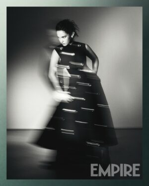 Cailee Spaeny Instagram - With Alien: Romulus, @caileespaeny is facing the dark – though not for the first time. 

She’s Empire’s latest Focus digital–cover star, complete with a major new interview and photoshoot – talking leaving school to pursue acting, why she’s drawn to the dramatic, the pressure of playing Priscilla, working with animatronic Xenomorphs, and much more.
 
Read it in full now at empireonline.com – link in @empiremagazine’s bio and stories.
 
——
 
📸: Photographs by @rachell_photo at @wibagency, shot exclusively for Empire in London.
 
Photo assistants: @_aklaudija & @ethanhumphries
 
Styling: @nicky_yates at @thewallgroup, assisted by Sophie Millburn
Hair: @jamesrowehair at @bryantartists using @bumbleandbumble
Makeup: @melartermakeup at @julianwatsonagency
 
Photography Director: @joannamoran
Creative Director: @neonmessiah
Interview: @hayleycampbelly
 
Look 1: 
One-shoulder PVC dress: @roksandailincic
Mesh leg heeled sandals: @acnetstudios
Jewellery: @bvlgari
 
Look 2:
Black cut-out dress: @miumiu
Leather gloves: @dentsgloves
Shoes: @miumiu
Earrings: @bvlgari
 
Look 3:
Black suit: @nensidojaka
Shoes: @louboutinworld
Jewellery: @bvlgari
 
Look 4:
Black dress with encrusted crystals: @davidkomalondon
Shoes: @miumiu 
Earrings: @miumiu
 
Look 5:
Textured top and skirt: @chet__lo
Latex corset: @atsukokudolatex
Heeled sandals: @paristexas_it
Jewellery: @bvlgari
 
Look 6:
Black high collar zip front dress: @prada
Jewellery: @bvlgari
 
Look 7:
Black mesh dress: @acnestudios
Shoes: @louboutinworld
Jewellery: @bvlgari

#caileespaeny #alien #alienromulus #alienanthology #alienmovie #civilwar #civilwarmovie #priscilla #priscillamovie #devs #empiremagazine #empirefocus #photoshoot #rachellsmith #portraits #portraitphotography #20thcenturyuk #20thcentury