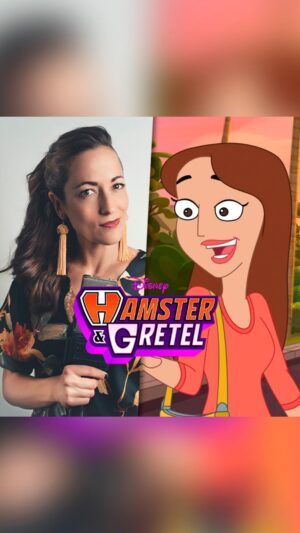 Carolina Ravassa Instagram - One of the most fun episodes I’ve recorded for #HamsterAndGretel! Check out season 2 now on @disneyplus and @disneytva ! 
Thank you @dan.povenmire & @johaus 🩵🩵🩵
And always grateful to @ravassalovers