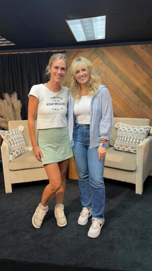 Caroline Hobby Instagram - The one where @webgirlmorgan comes on the podcast and gets you reliving all your crazy dating stories, including the one where you wrote a song called “So Over You,” and brought the dude on stage and sang it to him!! Whew what a walk down memory lane 🫠! Tune in now!