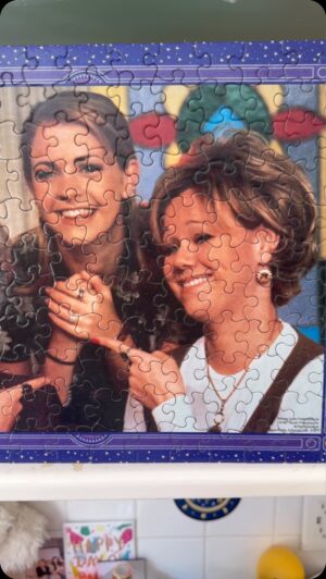 Caroline Rhea Instagram - I love my #sabrina family. I also wish photoshop had existed then (which BTW is actual magic.) #comedy #fyp #puzzle #standup #witchesofinstagram #funny #90s