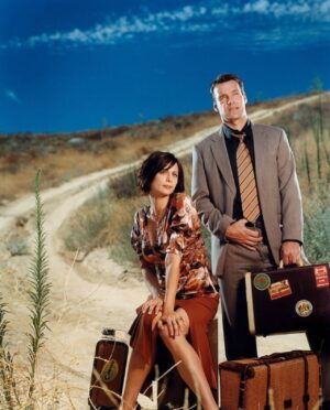 Catherine Bell Instagram - Mac Mondays 🩷
TV Guide back in the day announcing our move to Friday nights! @cbstv 
@djameselliott #JAG
