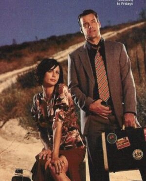 Catherine Bell Instagram - Mac Mondays 🩷
TV Guide back in the day announcing our move to Friday nights! @cbstv 
@djameselliott #JAG