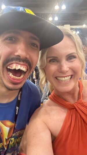 Catherine Sutherland Instagram - Just a few memories from our fabulous weekend atPMC  2024! My heart is full💗
Thank you to every single one of our amazing fans who traveled fire and White to come and spend the weekend with us. I met people from Spain, Israel, Switzerland, Australia, Brazil London. …. The list goes on. It’s just amazing how this show has touched so many lives and I’m so grateful to be a part of it.
#catherinesutherland #PinkRanger #Onceandalways #KatherineHillard #Mightymorphinpowerrangers #zeo #Turbo #PinkRangerPower #Pterodactyl #cranezord #powerrangersplayback