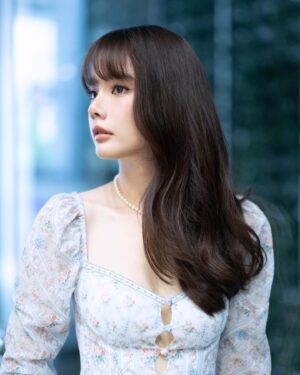 Chanidapa Pongsilpipat Instagram - Mini chiffon dress 🦋 @theabythara #คุยแซ่บshow