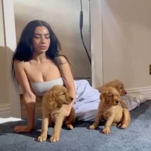 Charli XCX Instagram - apple rotten right to the core but also tasty