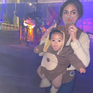 Chelsea Tavares Instagram - I’m sorry…. Did someone say Halloween?? IDC IDC. we’re starting early this year. look how small koden was lol 🍁🕸️