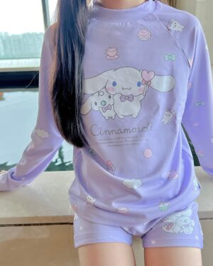 Choi So-yul Instagram - #협찬 @delightpoolofficial 

호캉스에서 함께한 💜🤍
DELIGHTPOOL X Cinnamoroll Collaboration 💕

소율이의 최애 시나모롤과 연보라의 조합은 말모 💜💜
그래픽도 넘 앙증맞고 귀여운데 트랜디하기까지하다니 🤍

#딜라잇풀 #delightpool #여아수영복 #키즈수영복 #시나모롤래쉬가드 #산리오 #시나모롤 #키즈래쉬가드 #호캉스 #반얀트리클럽앤스파