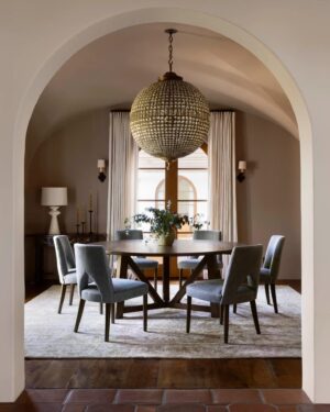 Chrissy Metz Instagram - When actor and singer @chrissymetz first stepped into what is her now home, she just knew it was meant for her. “I remember going into the primary bathroom,” the This Is Us alum says, “and they had these really beautiful ornate wood screens. I was like, ‘Yep, I want to live here.’” The 5,700-square-foot Spanish Colonial Revival–style residence, located in a lush, gated community, represented more than just increased space and security for Metz. It was kismet: As she puts it, the place was just “very intentional and very beautiful,” a quality evident in every detail. Krista Schrock and David John Dick of #ADPRODirectory firm @discinteriors were tasked with transforming Metz’s new space into a place that feels like home.

Step inside the creative wonderland at the link in our bio. Photos by @samfroststudio; design by @discinteriors; words by @arielfoxman.