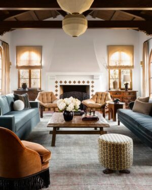 Chrissy Metz Instagram - When actor and singer @chrissymetz first stepped into what is her now home, she just knew it was meant for her. “I remember going into the primary bathroom,” the This Is Us alum says, “and they had these really beautiful ornate wood screens. I was like, ‘Yep, I want to live here.’” The 5,700-square-foot Spanish Colonial Revival–style residence, located in a lush, gated community, represented more than just increased space and security for Metz. It was kismet: As she puts it, the place was just “very intentional and very beautiful,” a quality evident in every detail. Krista Schrock and David John Dick of #ADPRODirectory firm @discinteriors were tasked with transforming Metz’s new space into a place that feels like home.

Step inside the creative wonderland at the link in our bio. Photos by @samfroststudio; design by @discinteriors; words by @arielfoxman.