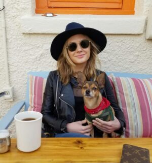 Christine Evangelista Instagram - A girl and her dog. A dog and his girl. A love story. 

My Buddy, my dear little Buddy, You impeccably and meritoriously lived up to your name. 
While the loss of your physical presence brings me to my knees in grief and pain, in between my breaths for air, I hold onto my deep, deep gratitude for you, Buddy. 
Thank you Buddy. Thank you for your unwavering, unconditional love. Thank you for your devotion and your service to me. Thank you Buddy for meeting me 10 years ago just when I needed you. When my life became more transient and inconsistent than ever. Thank you Buddy for being my constant. 
Thank you for being ready to go wherever, whenever. When my bags were being packed you were ready by the door. Thank you for sprinting through airports and train stations with me. Thank you for waiting in my trailer while I worked all day, thank you for living in homes, apartments, hotels and motels. Thank you for reminding me that we were always “home” when we were together. 
Thank you for our emotional connection, thank you for being my emotional support. Thank you for catching my tears on your head. Thank you for your intuition. Thank you for resting your head on my chest as my heart was hurting or I was feeling anxious. Thank you for playing with me. Thank you for dancing with me. Thank you for hanging on my every word and for understanding me even without them. 
Buddy - I thank God for you. We really did save each other in this lifetime …and my dearest buddy, I know we will save each other, yet again, in our next.