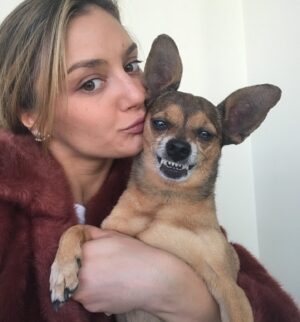 Christine Evangelista Instagram - A girl and her dog. A dog and his girl. A love story. 

My Buddy, my dear little Buddy, You impeccably and meritoriously lived up to your name. 
While the loss of your physical presence brings me to my knees in grief and pain, in between my breaths for air, I hold onto my deep, deep gratitude for you, Buddy. 
Thank you Buddy. Thank you for your unwavering, unconditional love. Thank you for your devotion and your service to me. Thank you Buddy for meeting me 10 years ago just when I needed you. When my life became more transient and inconsistent than ever. Thank you Buddy for being my constant. 
Thank you for being ready to go wherever, whenever. When my bags were being packed you were ready by the door. Thank you for sprinting through airports and train stations with me. Thank you for waiting in my trailer while I worked all day, thank you for living in homes, apartments, hotels and motels. Thank you for reminding me that we were always “home” when we were together. 
Thank you for our emotional connection, thank you for being my emotional support. Thank you for catching my tears on your head. Thank you for your intuition. Thank you for resting your head on my chest as my heart was hurting or I was feeling anxious. Thank you for playing with me. Thank you for dancing with me. Thank you for hanging on my every word and for understanding me even without them. 
Buddy - I thank God for you. We really did save each other in this lifetime …and my dearest buddy, I know we will save each other, yet again, in our next.