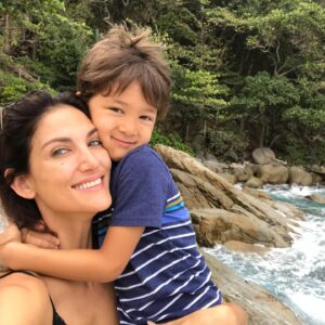 Cindy Sirinya Bishop Instagram - My rockstar is turning 12 today. 🤯 The day you arrived, our world got brighter in every way. You fill our home and lives with so much joy, laughter, music and loving chaos. 

You keep me on my toes; simultaneously leading me to the brink of frustration for not finishing your breakfast and in the very same moment, saying something so profoundly sensitive and wise that I have to stop in my tracks to wrap my head around it. I am in awe of your boundless energy, your incredible talent, and your sweet sweet heart. My only wish for you is that you stay kind, be brave in your pursuits, and never give up on your dreams. 

We’re all right here behind you cheering you on Aiden. We love you to the moon and back! Happy birthday my love. ❤️

#aidenrockstar #happybirthday #เอเดนเท่ห์ระเบิด