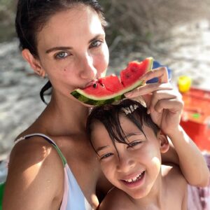 Cindy Sirinya Bishop Instagram - My rockstar is turning 12 today. 🤯 The day you arrived, our world got brighter in every way. You fill our home and lives with so much joy, laughter, music and loving chaos. 

You keep me on my toes; simultaneously leading me to the brink of frustration for not finishing your breakfast and in the very same moment, saying something so profoundly sensitive and wise that I have to stop in my tracks to wrap my head around it. I am in awe of your boundless energy, your incredible talent, and your sweet sweet heart. My only wish for you is that you stay kind, be brave in your pursuits, and never give up on your dreams. 

We’re all right here behind you cheering you on Aiden. We love you to the moon and back! Happy birthday my love. ❤️

#aidenrockstar #happybirthday #เอเดนเท่ห์ระเบิด