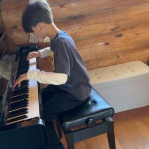 Cindy Sirinya Bishop Instagram - My rockstar is turning 12 today. 🤯 The day you arrived, our world got brighter in every way. You fill our home and lives with so much joy, laughter, music and loving chaos. 

You keep me on my toes; simultaneously leading me to the brink of frustration for not finishing your breakfast and in the very same moment, saying something so profoundly sensitive and wise that I have to stop in my tracks to wrap my head around it. I am in awe of your boundless energy, your incredible talent, and your sweet sweet heart. My only wish for you is that you stay kind, be brave in your pursuits, and never give up on your dreams. 

We’re all right here behind you cheering you on Aiden. We love you to the moon and back! Happy birthday my love. ❤️

#aidenrockstar #happybirthday #เอเดนเท่ห์ระเบิด