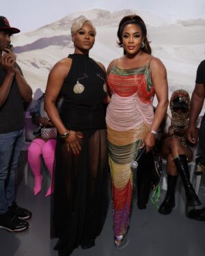 Claire Sulmers Instagram - #mood at the conclusion of our 4th annual @thebombfashionshow ! Your support is the fuel that keeps the @fashionbombdaily flame going. I love you and am grateful for you. See you at the next one! 
Read the recap on FashionBombDaily.com.
Thank you to all my friends and family who stayed out all night in the name of fashion. You’re the bomb! Goodnight.
Look: @nechethebrand 
Hair: @hairbyjessicaking using @trueindianhair 
Makeup: @makeupbylatisha 
📸 @freddyopix / @sonejr #clairesulmers #thebomblife #thebombfashionshow