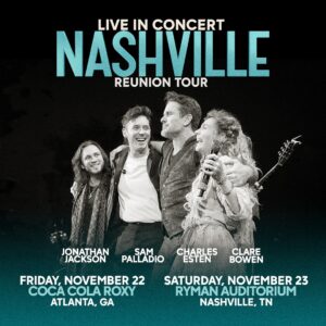 Clare Bowen Instagram - We’re so excited to see you all! ⚡️❤️⚡️

✧˖° www.nashvillereuniontour.com ✧˖°

#pressrelease #nashvillereuniontour #charlesesten #clarebowen #jonathanjackson #sampalladio #ryman #rymanauditorium #nashvillecmt #nashvilleabc #cocacolaroxy #bowenyoung #colinlinden #countrymusic #americana