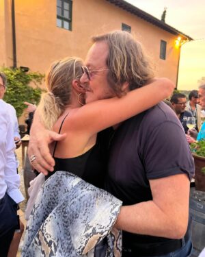 Claudia Gerini Instagram - About last night  #friends @zuccherosugar