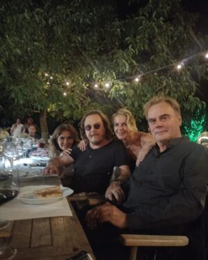 Claudia Gerini Instagram - About last night  #friends @zuccherosugar