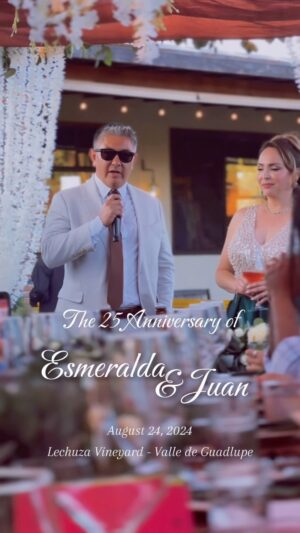 Claudia Sandoval Instagram - This weekend I got to celebrate the Love of two of the most important people in my life. My cousins @esmynunez and @jmnunez2369 at @vinoslechuza. This 25 year Anniversary celebration was the perfect way to commemorate the love these two have for each other and share with us all. It was a weekend full of love, joy, dancing, celebration, gratitude, and relaxation. Thank you Juan and Esmy for sharing your love with us. You inspire me to believe in love that lasts, has fun, and doesn’t take itself too seriously. We are so lucky to have you in our lives. Thanks for also making my daughter’s bday so special. We adore you!