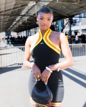 Coco Jones Instagram - 🖤💛❤️ @off____white #nyfw