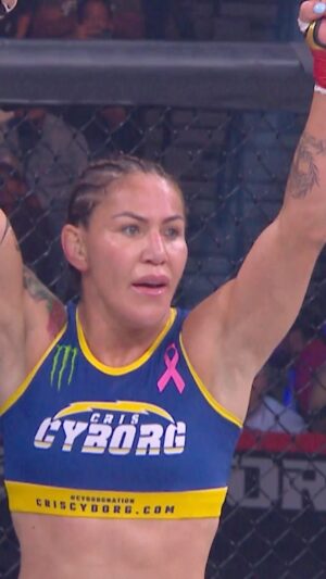 Cristiane Justino Instagram - Whose side are you on for October 19th 👀

Cris Cyborg 🆚 Larisa Pacheco | @danhardymma’s 𝗞𝗘𝗬𝗦 𝗧𝗢 𝗩𝗜𝗖𝗧𝗢𝗥𝗬 🔑

#PFLSuperFights | #BraceForImpact | Oct 19th