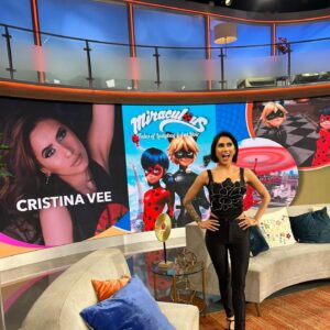 Cristina Valenzuela Instagram - Yoooo we had an amazing time on our Miami press tour !! I’m even more excited about beginning season 6. Can’t wait to see where this road leads next 🙌🏽🙌🏽 @miraculous