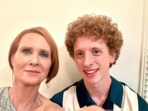 Cynthia Nixon Instagram - Like mother like (TV) son ❤️ i really love this kid!!