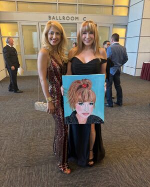 Cynthia Rothrock Instagram - A Big Thank you to my beautiful friend Samira Rostamabadi for painting this amazing photo of me... epic 🙏❤️🔥