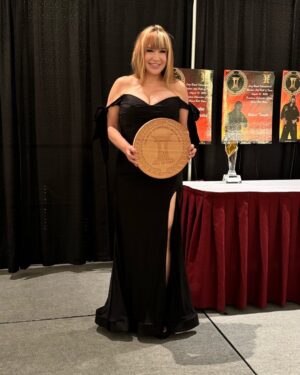 Cynthia Rothrock Instagram - Thank you GM Steve Cooper for the induction of the International Hall of Fame #cynthiarothrock #ladydragon #achievements #blackcreekmovie