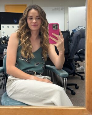 Danielle Panabaker Instagram - August in a nutshell 🥜