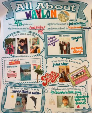 Dawn McCoy Instagram - What does Waylon wish for, the “All About Me” homework assignment asked?
The question gutted me.
And the speed with which I answered it broke my heart wide open, leaving me in tears.
It would be this:
He would wish to be able to talk, play and communicate with his friends at school and his family & therapists at home.
He would wish for that.
He would also wish to be able to communicate his needs and wishes and pains and discomforts - because not being able to talk and express these when you need to be able to do so is almost as crippling as his disabilities and developmental delays caused by abusive head trauma.

Look.
I think overall Waylon is very, VERY happy.
He is happier than any 4-year-old I’ve ever met before.🥰
And a lot of that - as therapists and those closest to us tell me - is because he is bathed in a constant love bubble by me and his amazing support system.
This boy is loved BIG TIME. All the time. 
And has never heard anger - or faced fear - in his home since he was hurt.

But there’s no getting past the fact that he can’t talk.
That he can’t do what the other kids can do.
And that he can’t express his needs.
And for that?
No grace…
No holding back…
No sugar coating….
I look forward to prison being a very cold place for the monster who made this his reality.
And I pray that our justice system, upcoming life count criminal trial - and the prison that will cage him - show that monster the same mercy that he showed Waylon when he was a newborn:
NONE.

#JusticeForWaylon 
#LovingWayFoundation