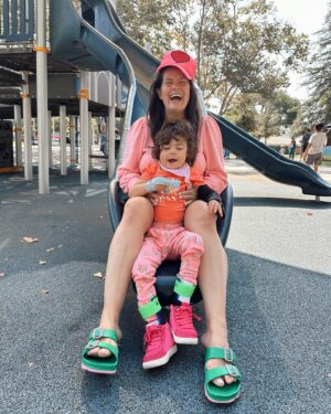 Dawn McCoy Instagram - Yesterday was a gold star day for Waylon.⭐️
Our first time at an accessible playground for disabled kiddos like Waylon was a huge, HAPPY success!
His face - and my wonky hat - here says it all.😂
We went to Aidan’s Place on Sepulveda and it was so fun - and honestly, emotional - to get to FULLY experience a playground for once.
A glider that welcomes wheelchairs and strollers…
Adaptive swings with harnesses that are large enough so I can hold Waylon & swing…
A slide that has higher sides that is also big enough so adults can accompany a disabled child…
A sailboat that welcomes strollers/wheelchairs…
A sensory tunnel with CVI-friendly lights for blind kiddos like Way…
And more.
Playgrounds can be hard for us sometimes.
Waylon hears the fun-loving voices of kids - which he LOVES.
But…
He can’t play with them - or even play like them.
So what should be a happy place can be hard because it reminds us of his limitations caused by child abuse.

But not this time.
NOT THIS TIME.
We glided…
And slid…
And swung…
And squealed…
And met new friends (cute girls, of course - heyyy, Lillian and Emmett 🥰)…
And it was just a really, really great day for Waylon, Uncle Cheese @heychrisrichards and I.
We can’t wait to go back - and we can’t wait to explore more accessible playgrounds and parks.
Got a favorite one?
Comment below and let me know.
This is just the beginning for my little daredevil.🙌🏼