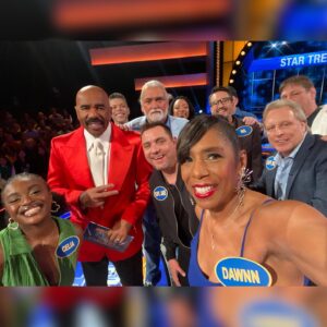 Dawnn Lewis Instagram - Even though we didn’t win @FamilyFeudABC, our @StarTrek Team was still able to raise 5K to benefit and support the efforts of the A New Day Foundation! I am truly grateful to my fellow “Trekkies”, for agreeing to play to raise awareness & a contribution on behalf of the ANDF! They are amazing and I’m blessed to call them my friends. Thank you all for watching!🖖🏾💙

@TheRealSonequa
@WCruz73
Wil Wheaton
@CeliaRGooding

To learn more about the A New Day Foundation, please visit our website to find out about the programs we have to support and provide for underserved youth and communities across the country and abroad. All programs are provided free of charge to all participants, so please consider donating on our website. Every gift - large & small goes a long way to making a difference in the lives of those we serve: www.anewdayfoundation.net

#StarTrekLowerDecks #StarTrekDiscovery
#StarTrekStrangeNewWorlds #FamilyFeud #CelebrityFamilyFeud #FamilyFeudABC #SteveHarvey #StarTrek #DeadliestCatch #ABCnetwork