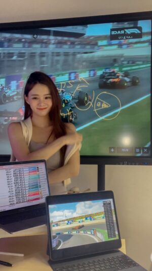 Denise Soong Ee Lyn Instagram - born to be a F1 yapper, forced to do math = the best of two worlds 🏎️🎀