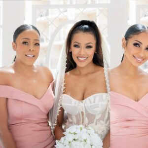 Denyce Lawton Instagram - #BrideTribe #GrastiEverAfter - words and a post can’t describe how grateful and honored I am that God thought so highly of me to give me each and every one of these women! So much of the woman I am is because of these women… the love, support, encouragement, sisterhood, friendship, guidance, laughter, grace, kindness, honesty, growth, … every thing these women have given me in my life with each of them is immeasurable! I wouldn’t have made it through the journey without them! Like seriously!!! I could post for weeks of what each of these women mean to me and how they showed up for me and yall would get sick of me 🤣🤣🤣… I hope you ladies know how much I love yall and will always ride for yall as yall do me!! The title Bridesmaids honestly isn’t fitting for these queens who stood beside me, with me and stood up for me! I LOVE YOU! 🙌🏽🥰😍 #SisterhoodSaturday 

And Mrs Whitley @iamcakemama 😭🥰 thank you so much for going out of your way and showing up for me and allowing Sloane to be our flower girl! I can’t express how much I adore and love you! 🥰🫶🏽

BRIDE DRESS - Custom Exclusive Design by @kleinfeldbridal - Designer : @NetaDover_bridal
BRIDE SHOES - @LouboutinWorld
BRIDE EARRINGS - @GrownBrilliance
BRIDE BRACELET - @KayJewelers
BRIDE CUSTOM WEDDING BAND - @NeilLane
BRIDE MUA - @TheeKymLee
BRIDE NAILS - @Nails_ByLexx
BRIDES PERSONAL ASSISTANT - @Naomii_X_Omii
BRIDAL ROBE - Custom Exclusive Design by @byInnaElsie 

BRIDESMAIDS DRESSES - @DavidsBridal
BRIDESMAIDS JEWELRY - @Swarovski
BRIDESMAIDS SHOES - @BadgleyMischka
BRIDESMAIDS HAIR - @TheBaddestBip @hairbynasialee 
BRIDESMAIDS MUA - @_PrettyGirlShay_ & @FacesOnTen

PHOTOGRAPHY: @burroughs.photo 
BRIDAL SUITES - @GaylordNational @marriottbonvoy